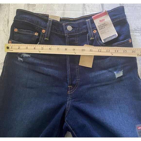 NWT Levis Womens Ribcage Straight Ankle Jeans Sz 29 x 27 - Picture 7 of 13